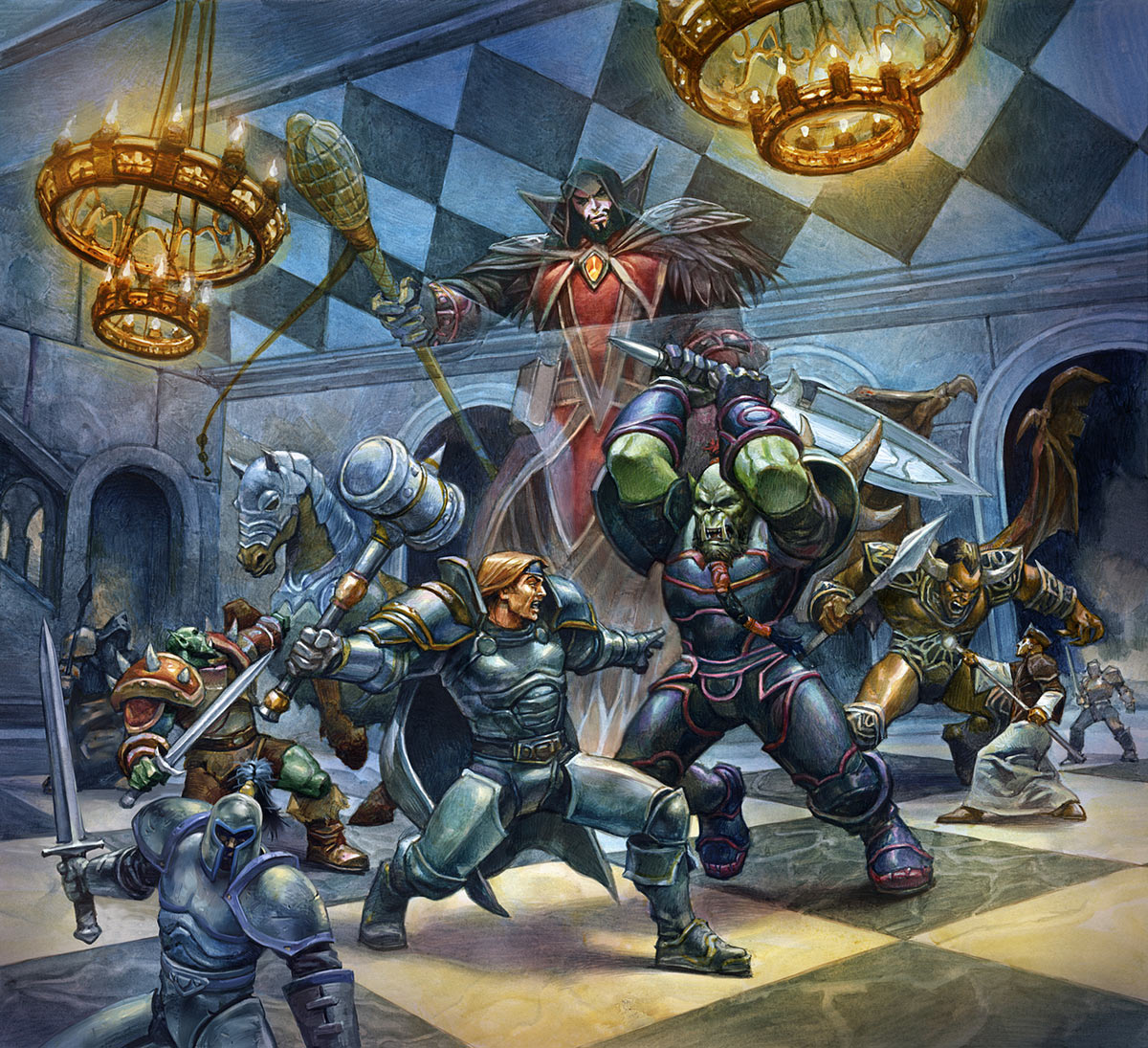 Chess Event Art from World of Warcraft: The Burning Crusade