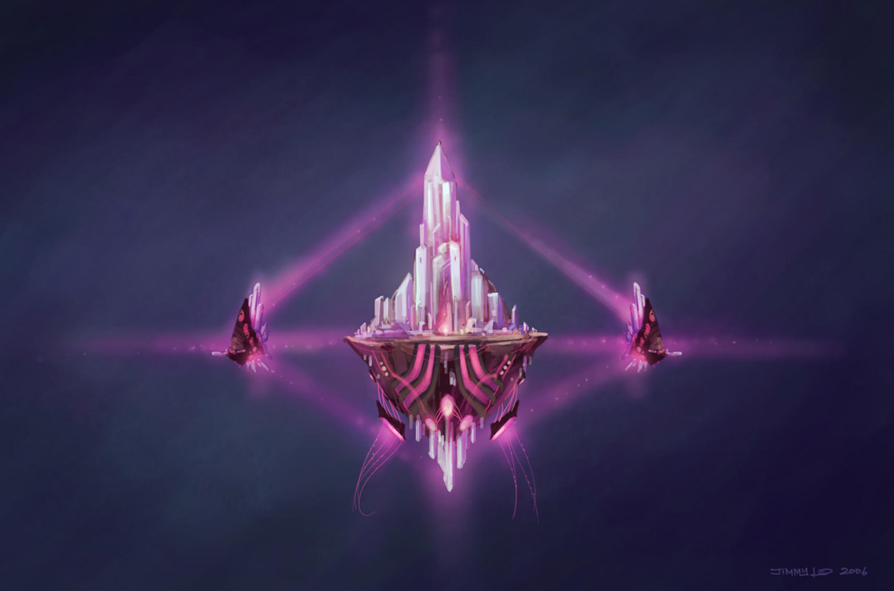 Dimensional Ship Concept Art from World of Warcraft: The Burning Crusade