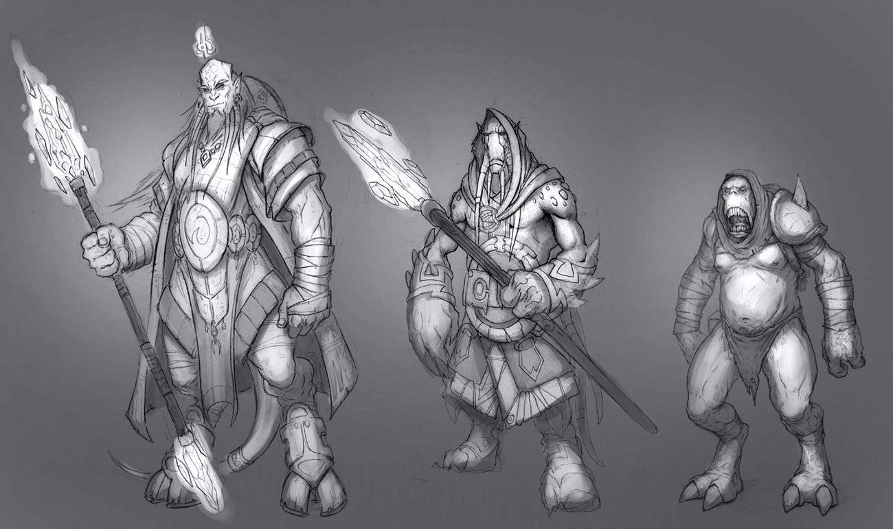Draenei Devolution Art from World of Warcraft: The Burning Crusade