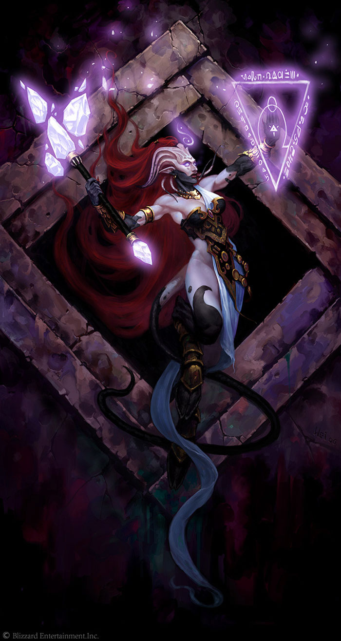 Draenei Illustration from World of Warcraft: The Burning Crusade