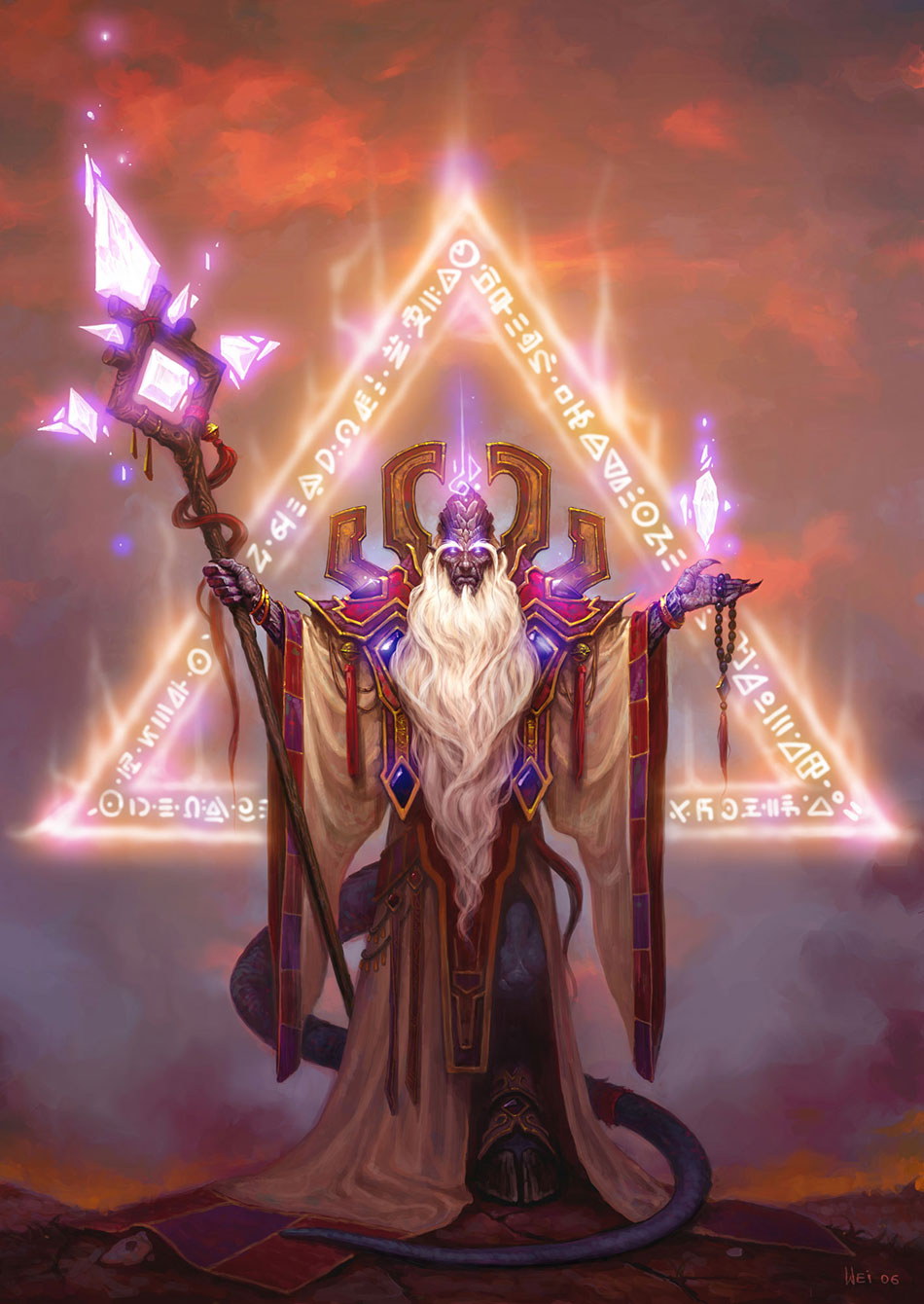 Draenei Prophet Velen Art from World of Warcraft: The Burning Crusade
