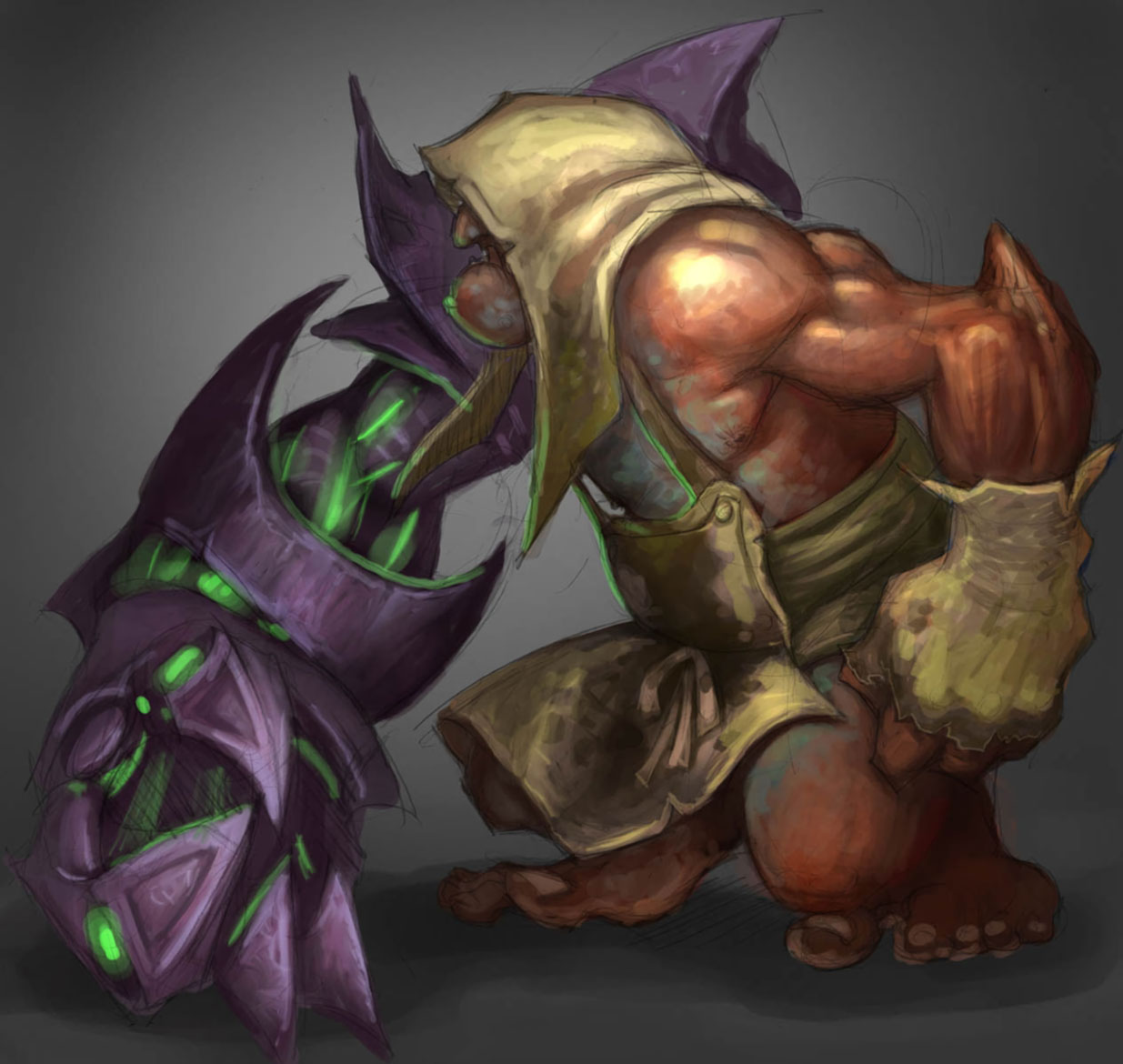 Gan'arg Concept Art from World of Warcraft: The Burning Crusade