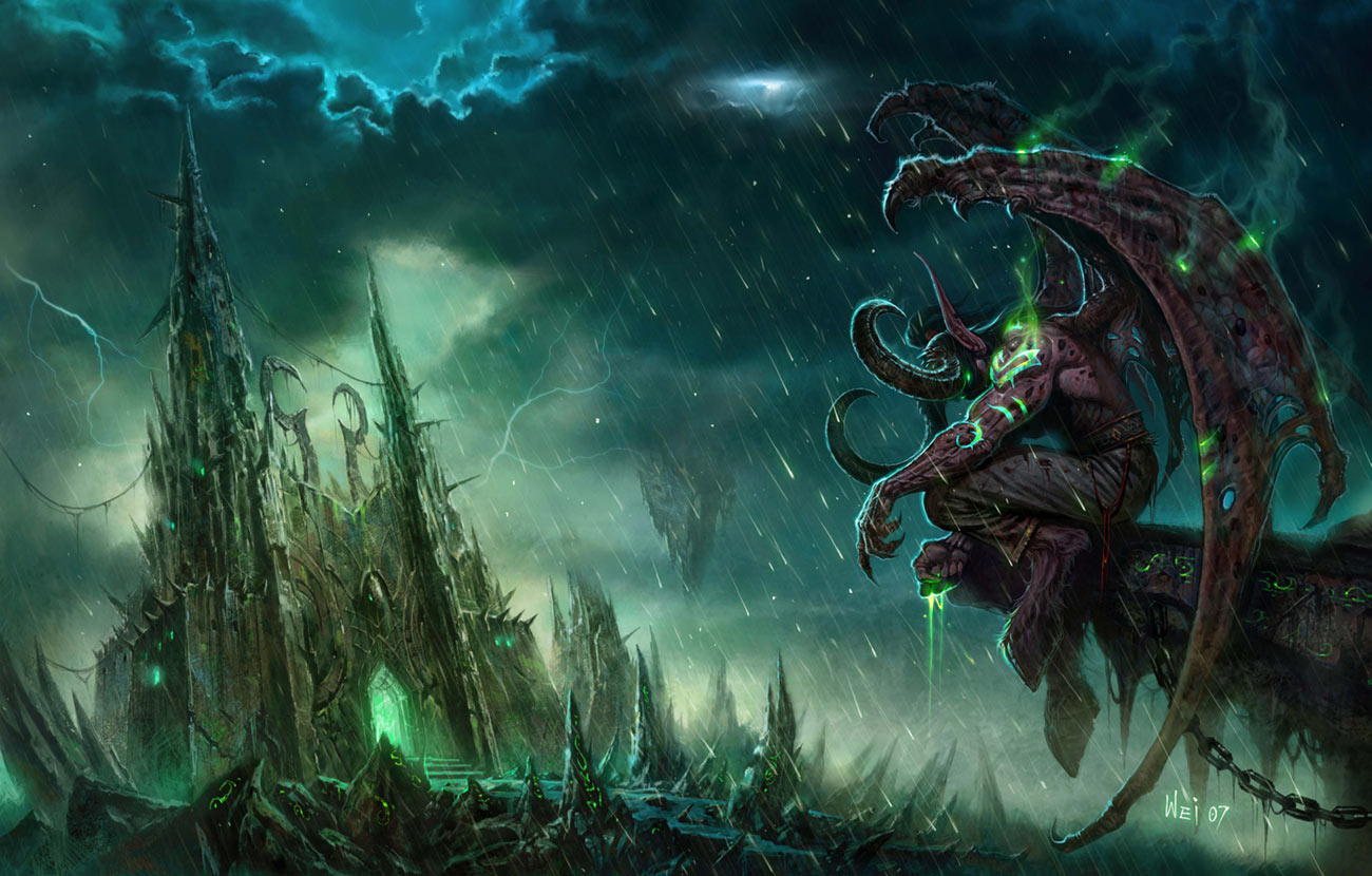 Illidan Stormrage Art from World of Warcraft: The Burning Crusade