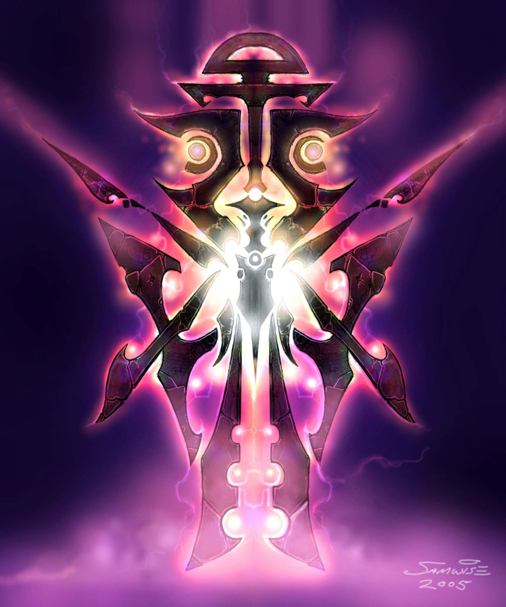 Naaru Concept Art from World of Warcraft: The Burning Crusade
