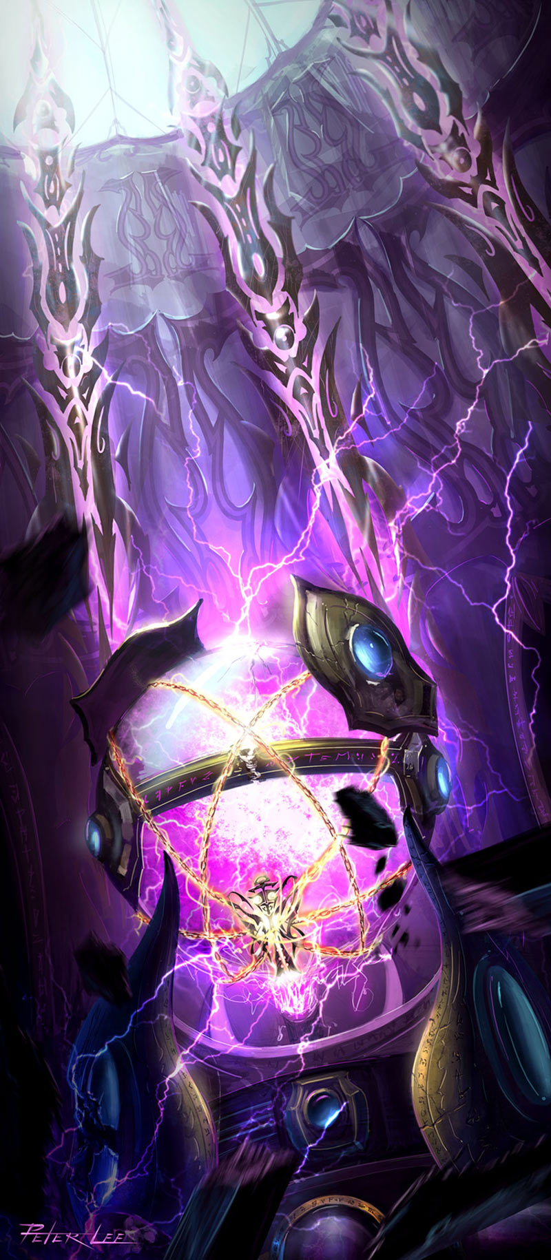 Naaru Core Art from World of Warcraft: The Burning Crusade