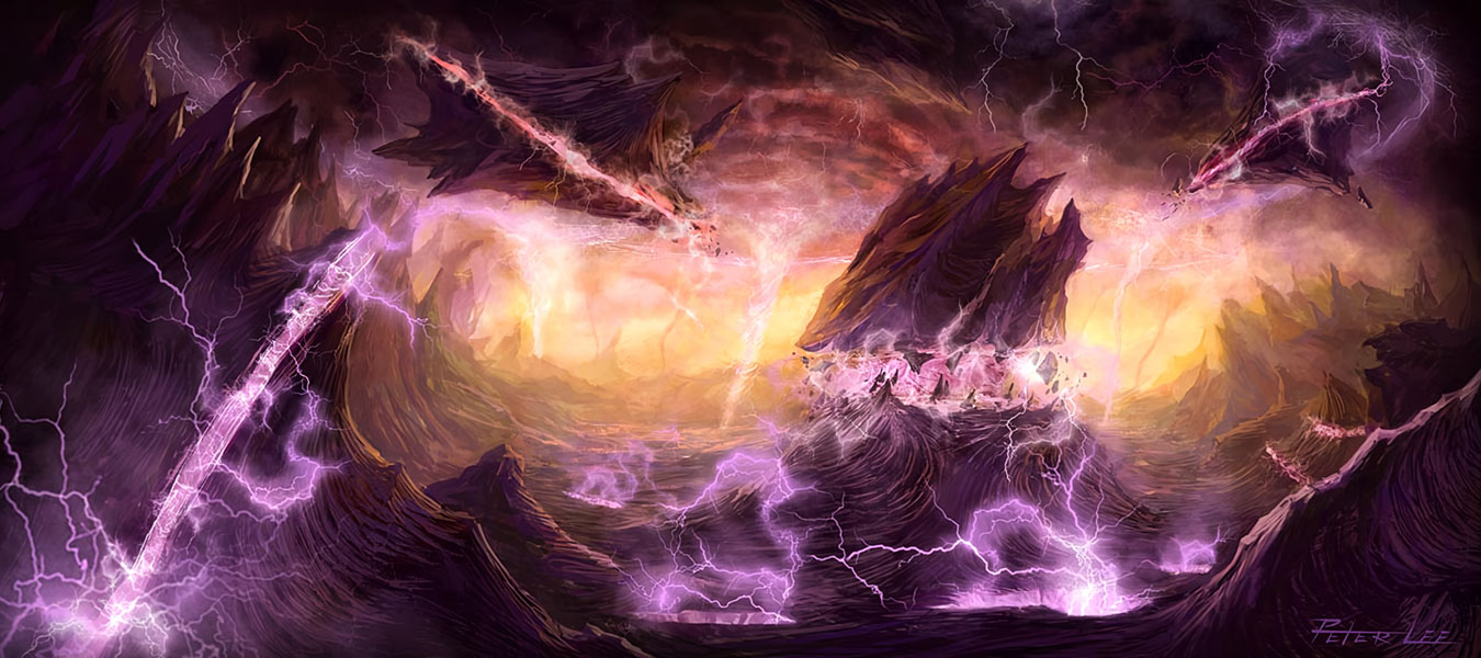 Netherstorm Concept Art from World of Warcraft: The Burning Crusade