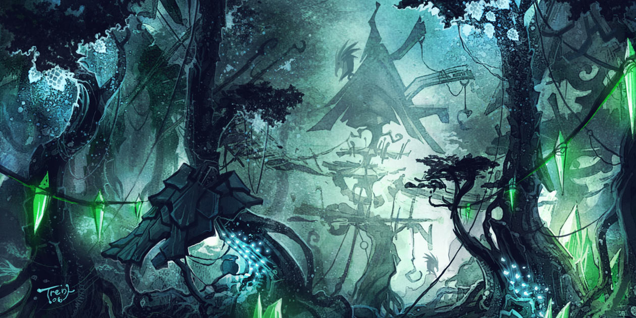Terokkar Forest Art from World of Warcraft: The Burning Crusade