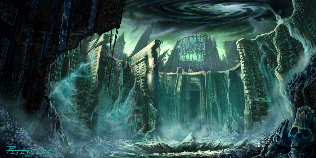 The Bone Wastes Art from World of Warcraft: The Burning Crusade