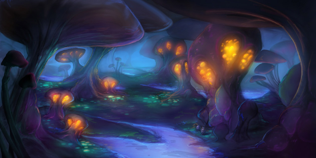 Zangarmarsh Concept Artwork from World of Warcraft: The Burning Crusade