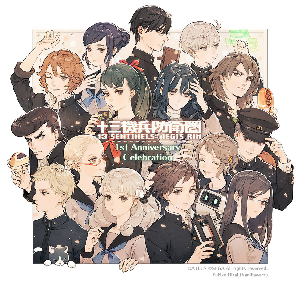 1st Anniversary Artwork from 13 Sentinels: Aegis Rim