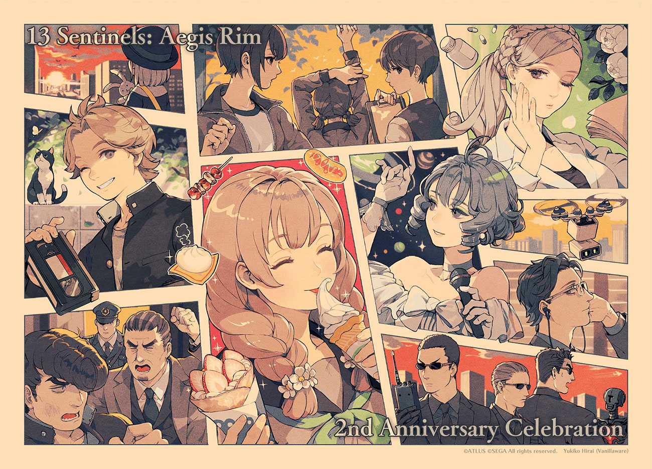 2nd Anniversary Artwork from 13 Sentinels: Aegis Rim