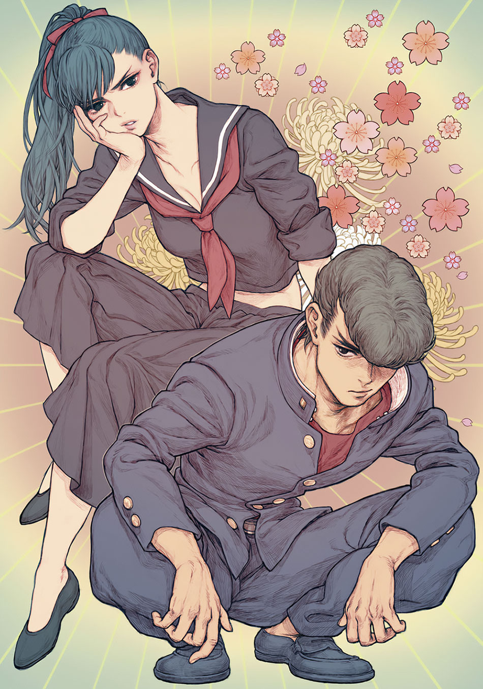 Bonus Illustration by Emika Kida from 13 Sentinels: Aegis Rim