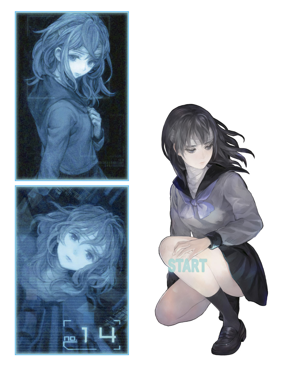 Ryoko Shinonome Artwork from 13 Sentinels: Aegis Rim