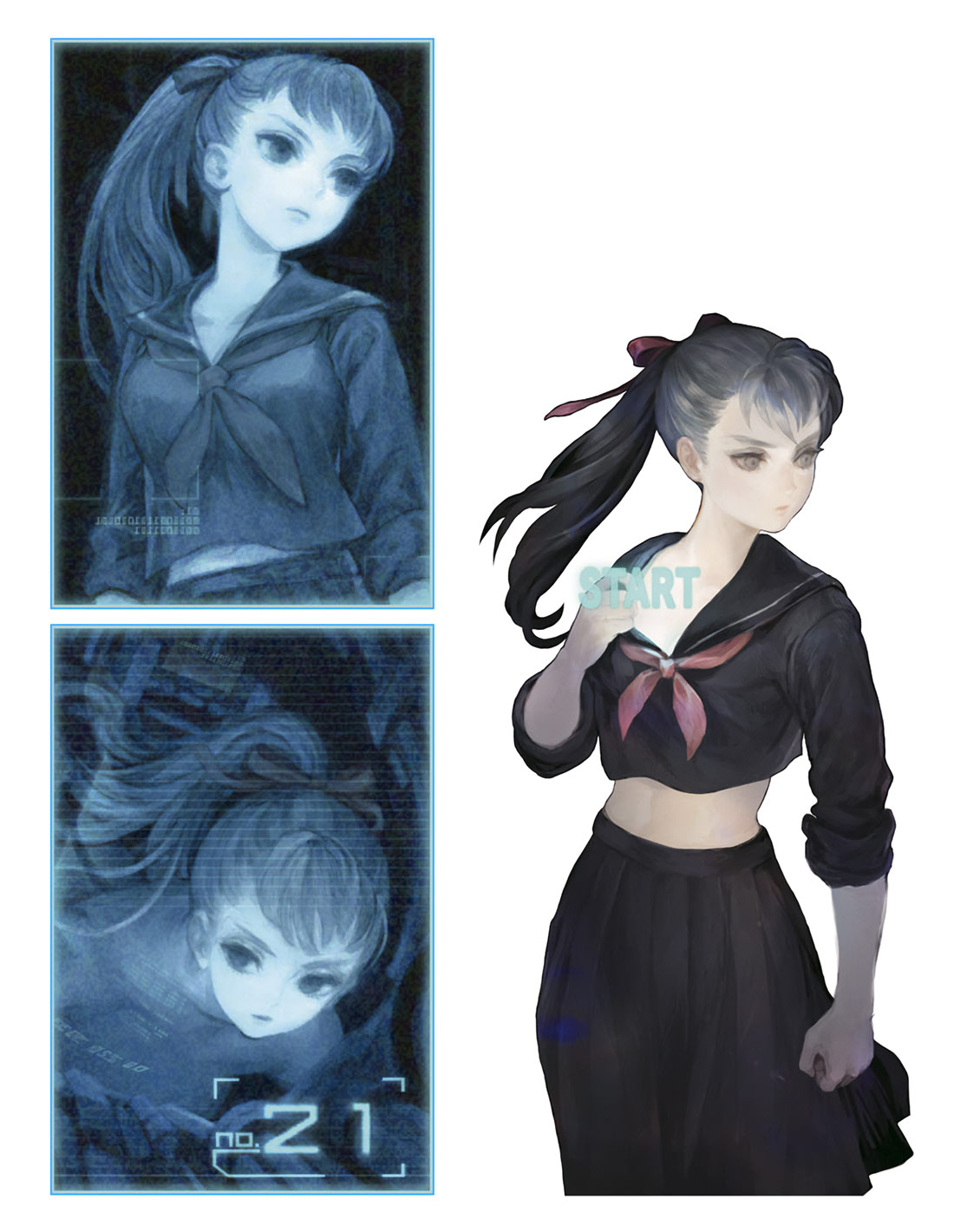 Yuki Takamiya Artwork from 13 Sentinels: Aegis Rim