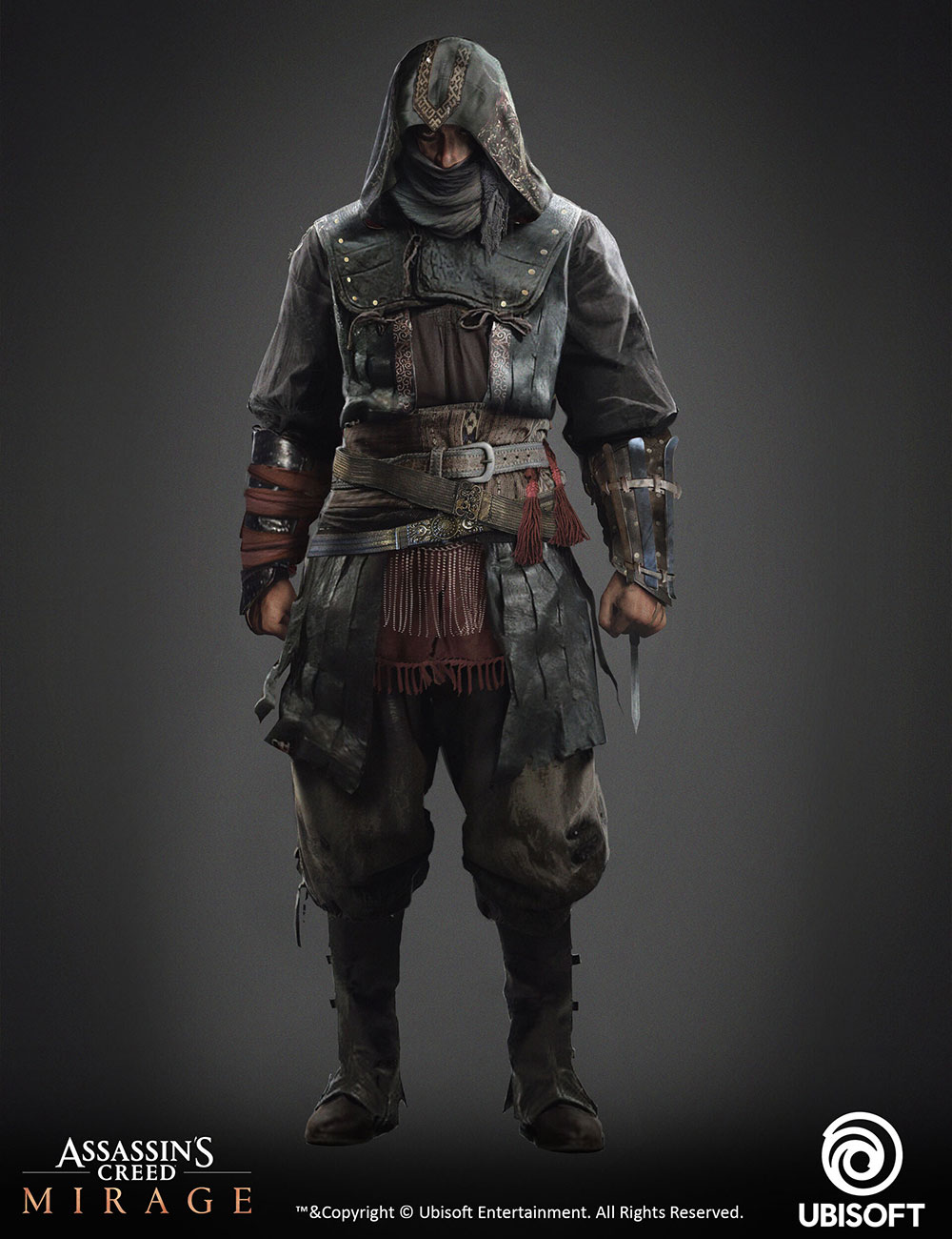 Basim Alt Outfit Art from Assassin's Creed Mirage