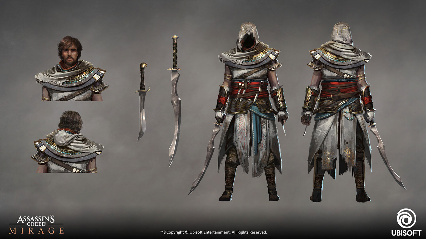 Basim Hidden Ones Outfit Art from Assassin's Creed Mirage