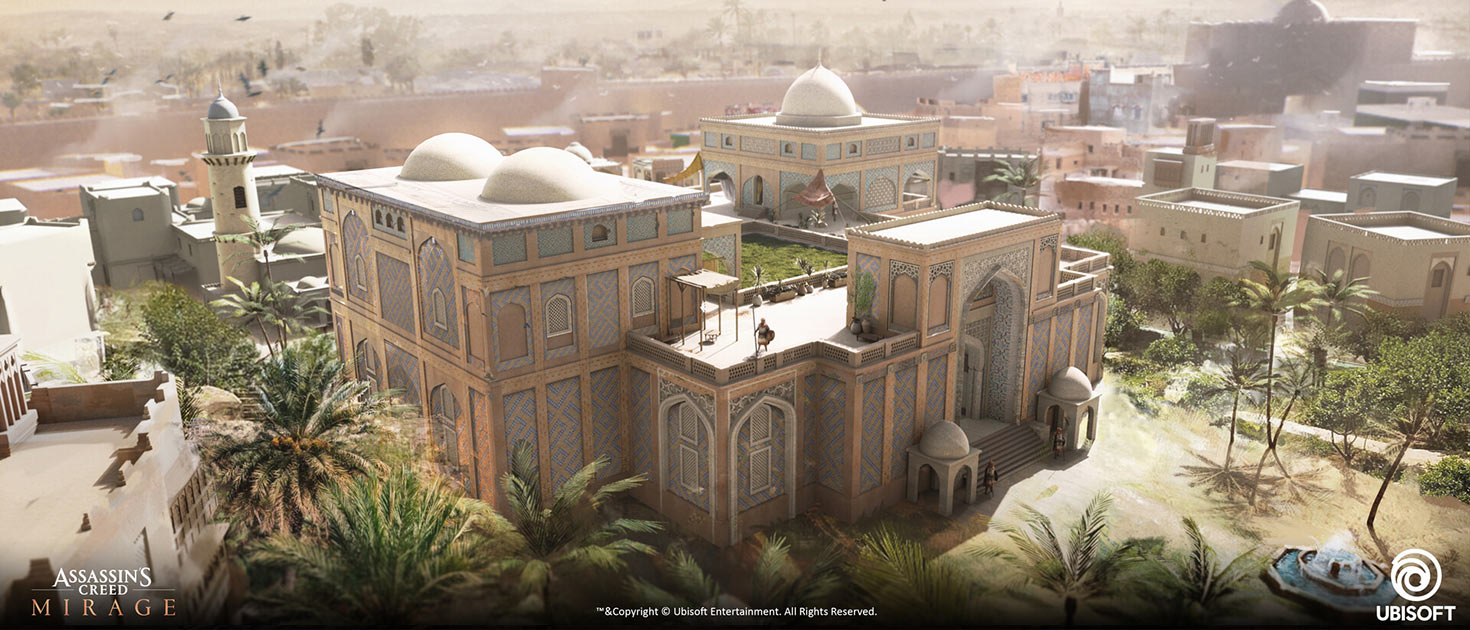 Caliphal Harem Concept Art from Assassin's Creed Mirage