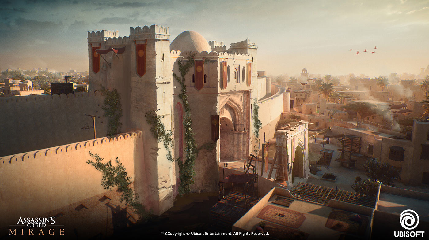 Damascus Gate Concept Art from Assassin's Creed Mirage
