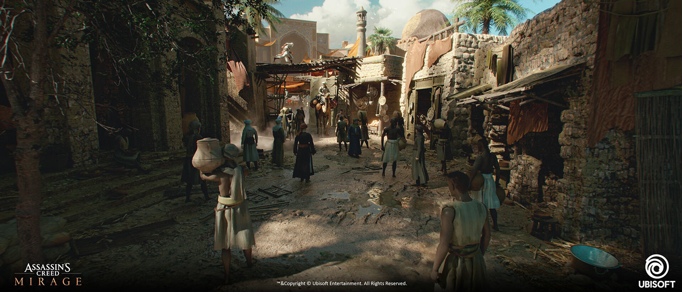 Karkh District Poor Market Art from Assassin's Creed Mirage