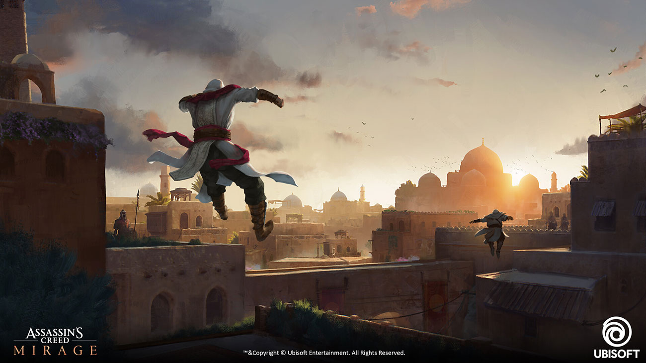 Parkour Concept Art from Assassin's Creed Mirage