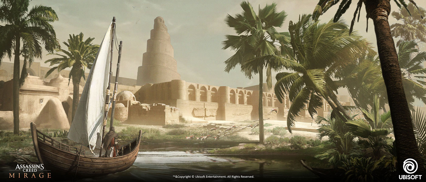 Pre-Production River Concept Art from Assassin's Creed Mirage
