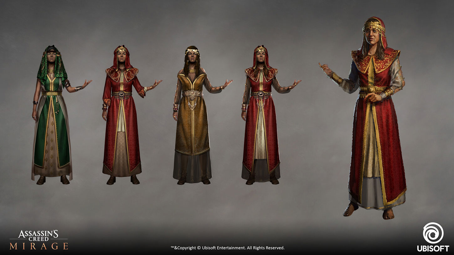Qabiha Concept Art from Assassin's Creed Mirage