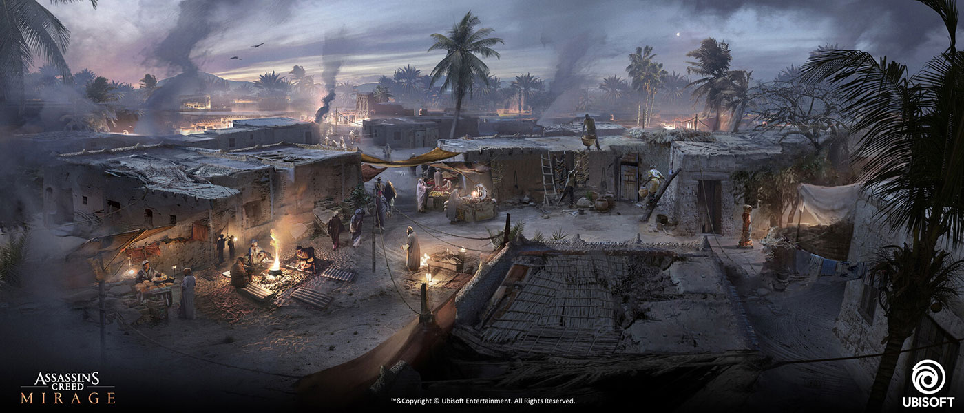 Residential District Art from Assassin's Creed Mirage