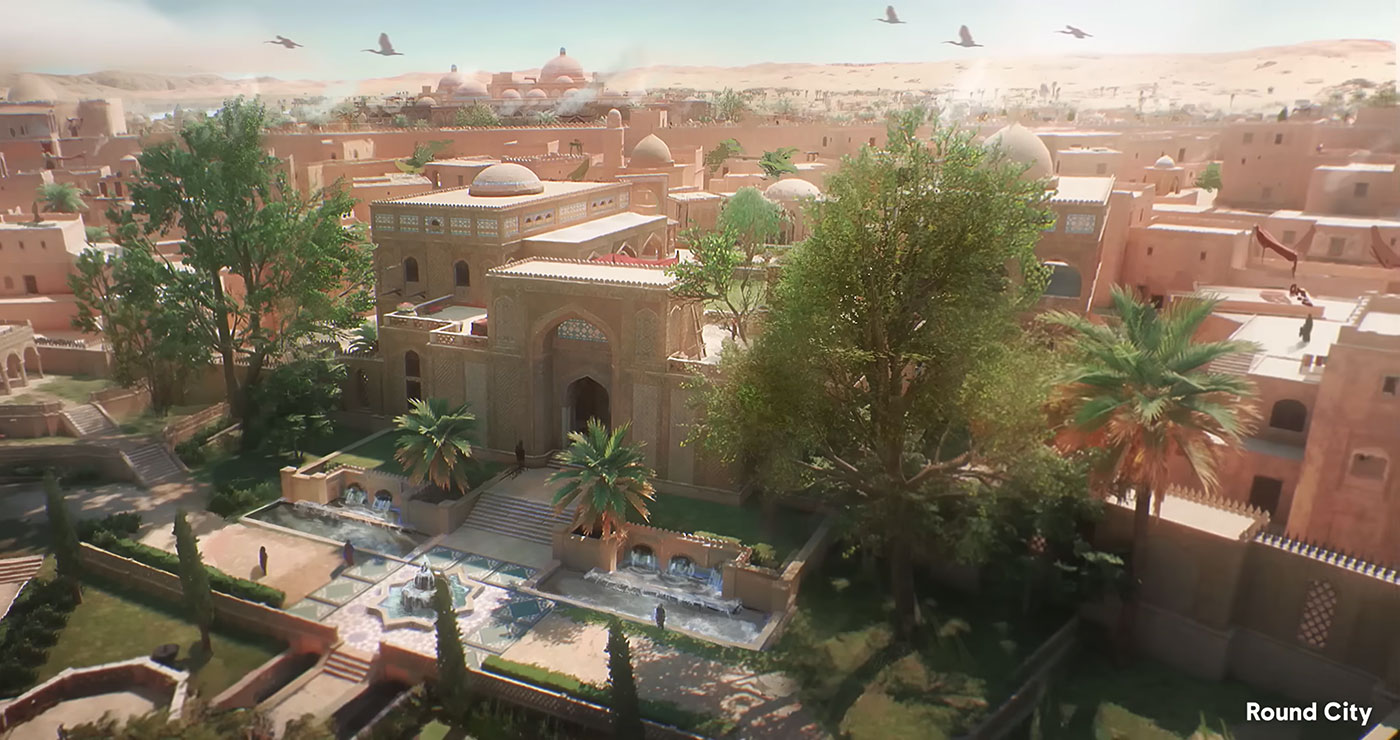 Round City Concept Art from Assassin's Creed Mirage