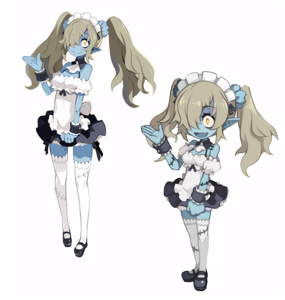 Maid Art from Disgaea 5: Alliance of Vengeance