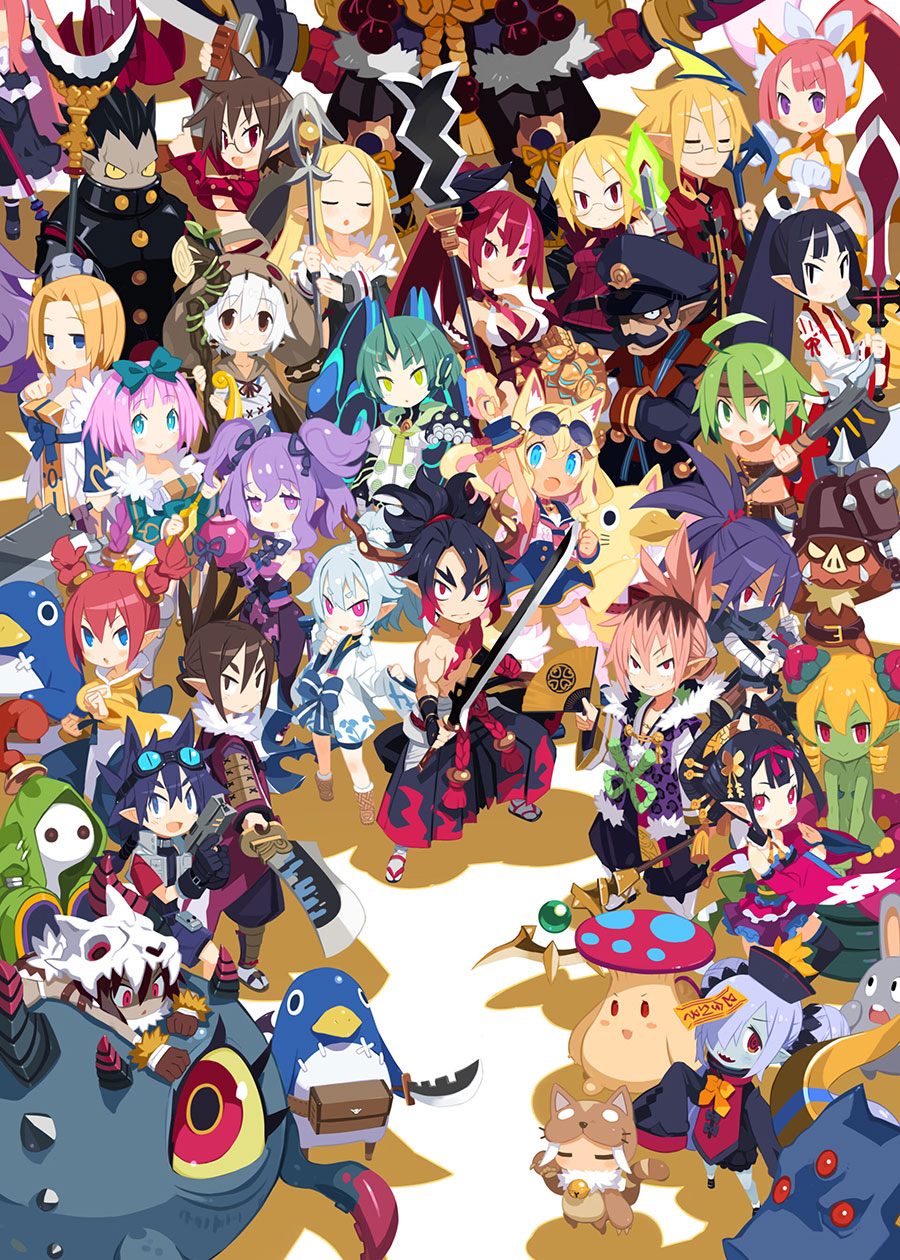 Characters Key Art from Disgaea 7: Vows of the Virtueless