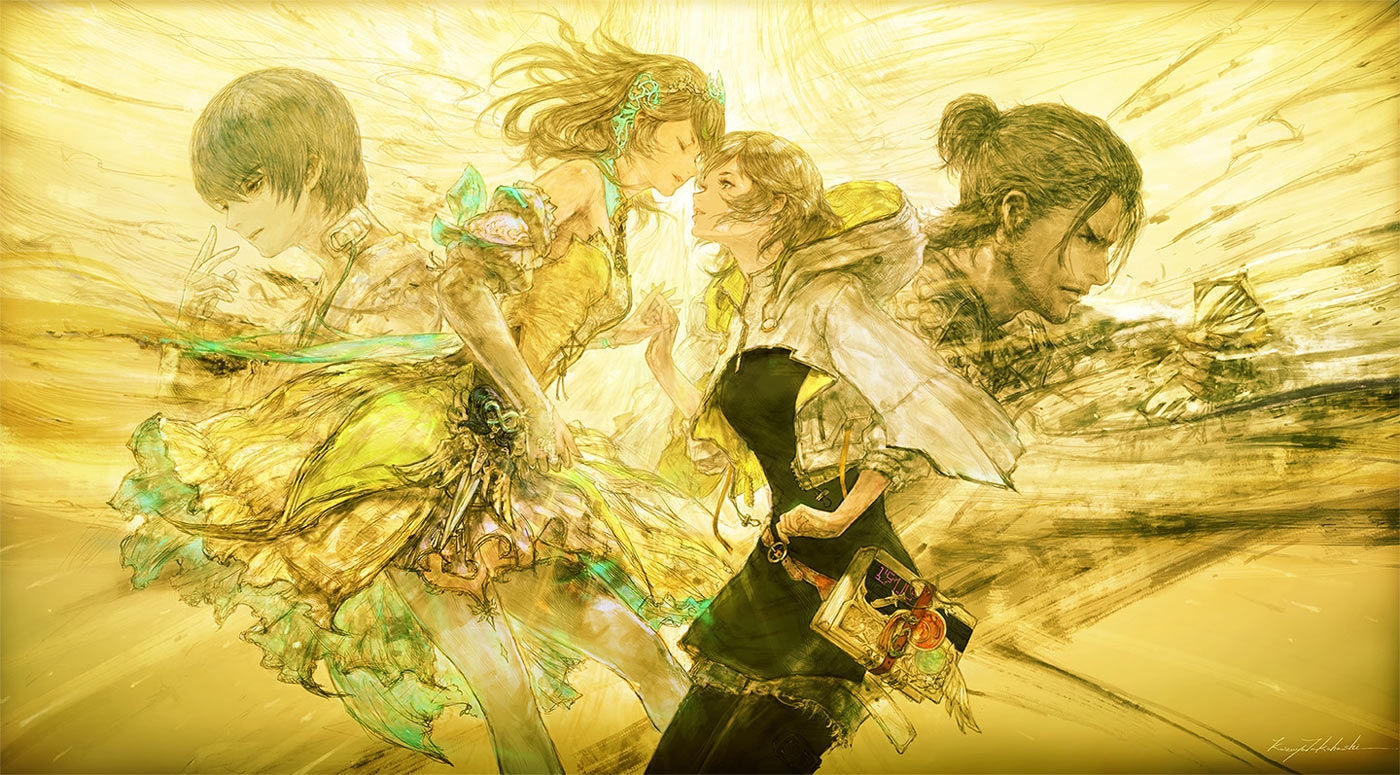 2025 Year End Illustration by Kazuya Takahashi from Final Fantasy XIV: Dawntrail