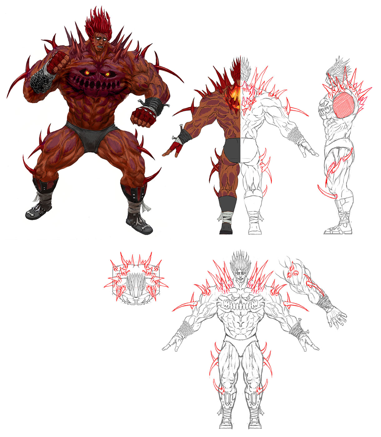 Brute Bomber Concept Art from Final Fantasy XIV: Dawntrail