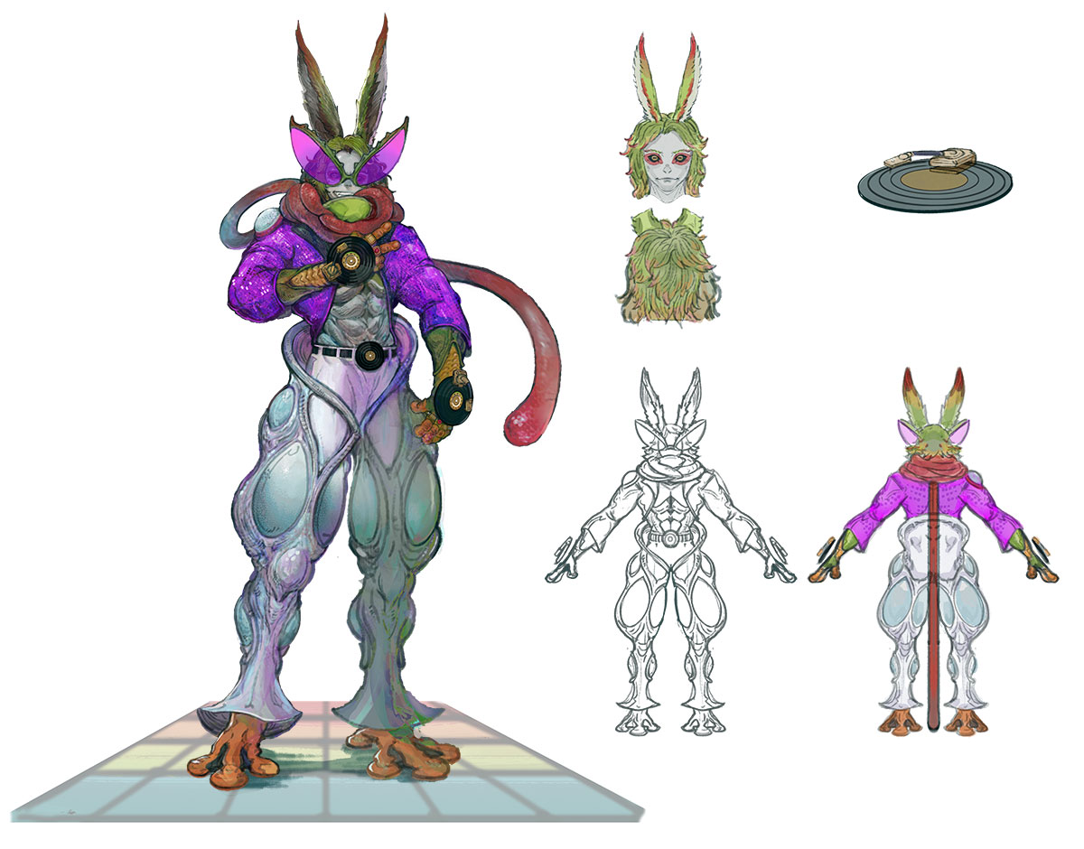 Dancing Green Concept Art from Final Fantasy XIV: Dawntrail