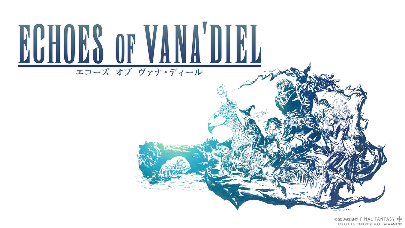 Echoes of Vana'diel Collaboration Art from Final Fantasy XIV: Dawntrail