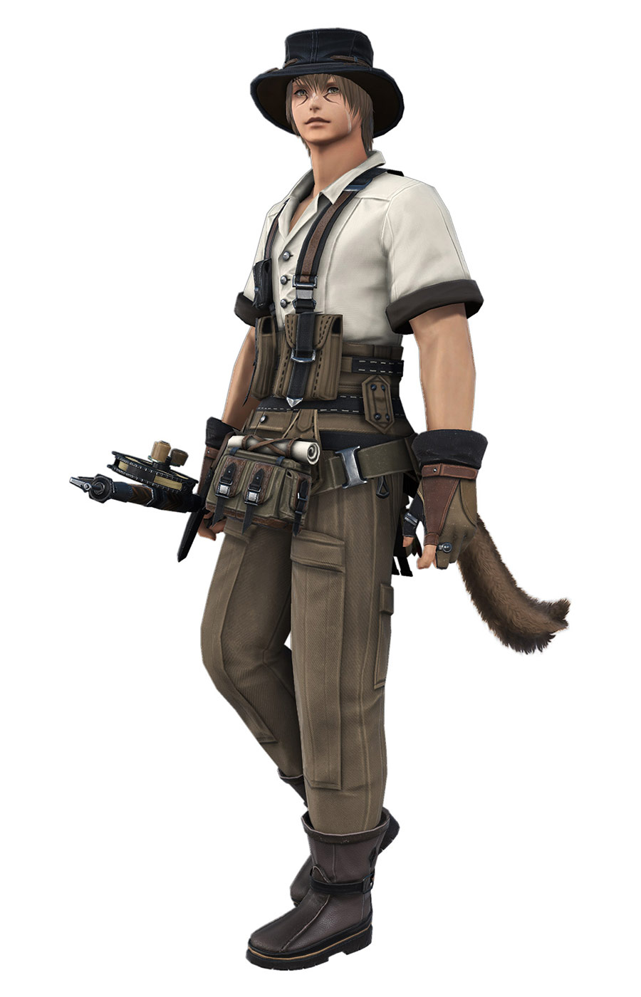 Fisher Art from Final Fantasy XIV: Dawntrail