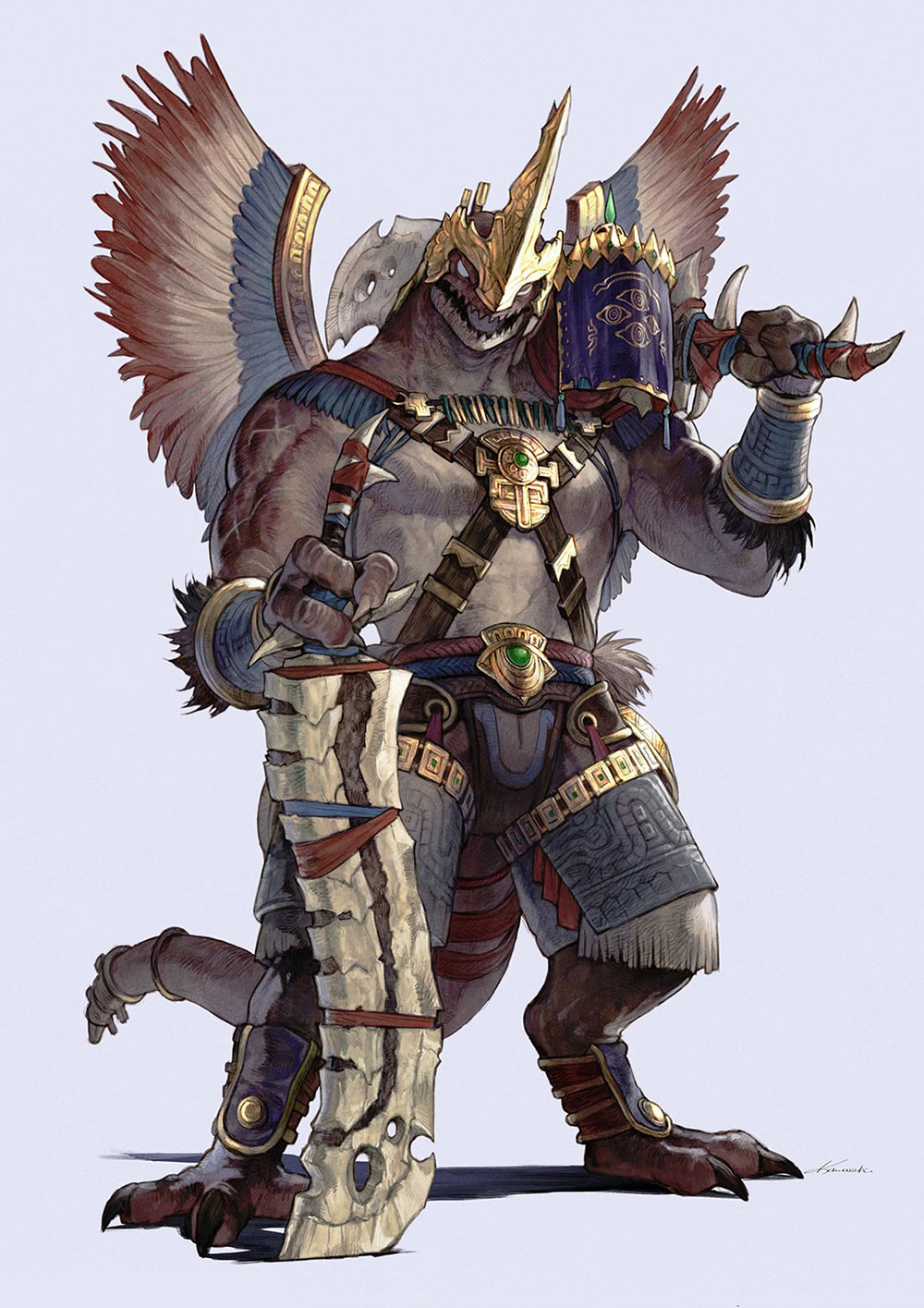 Gulool Ja Ja Illustration by Natsu Kawasaki from Final Fantasy XIV: Dawntrail