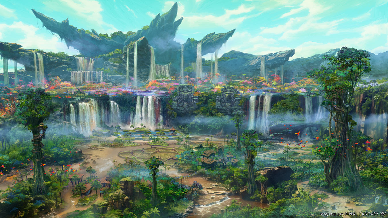Kozama'uka Art from Final Fantasy XIV: Dawntrail