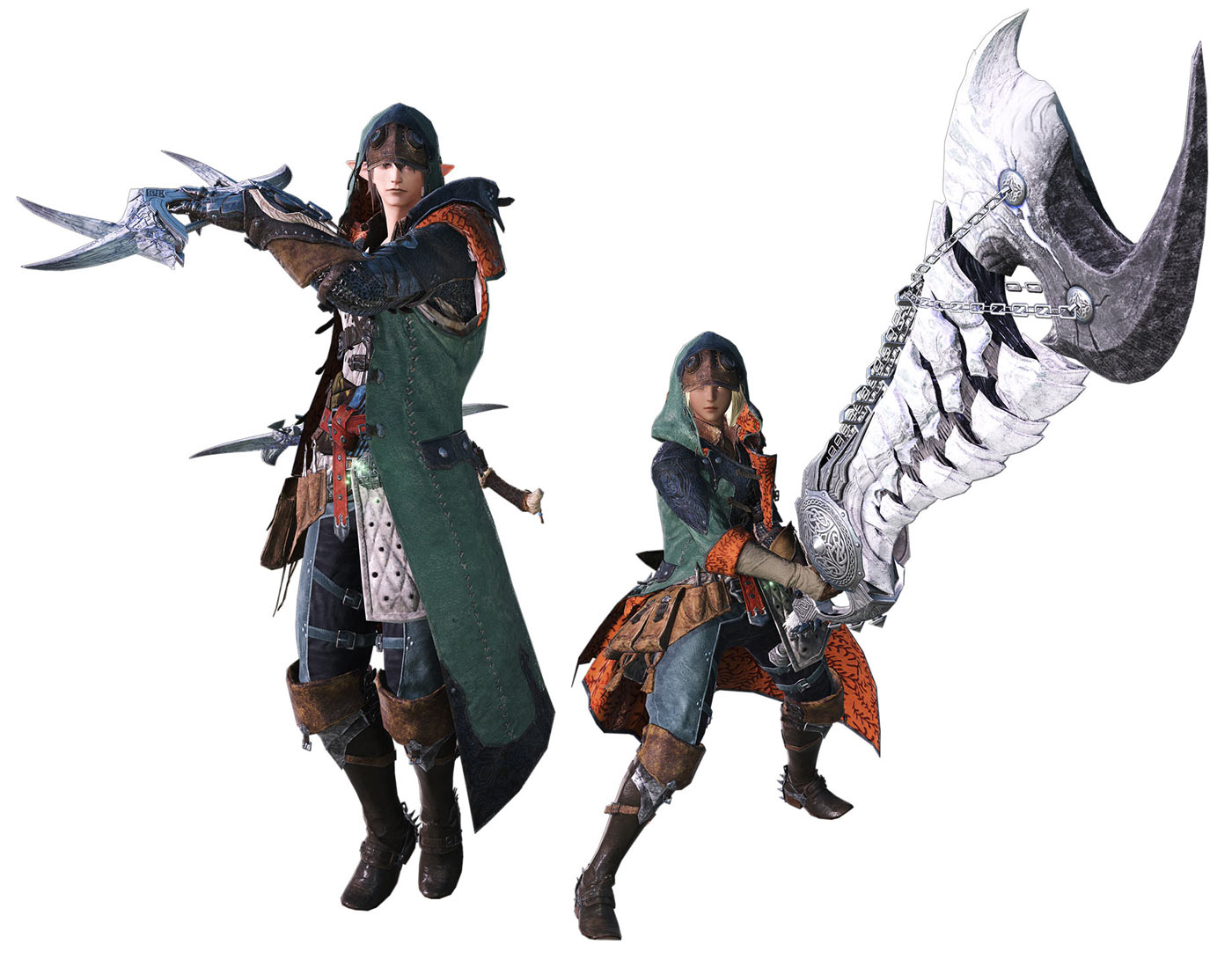Monster Hunter Wilds Gear Render from Final Fantasy XIV: Dawntrail