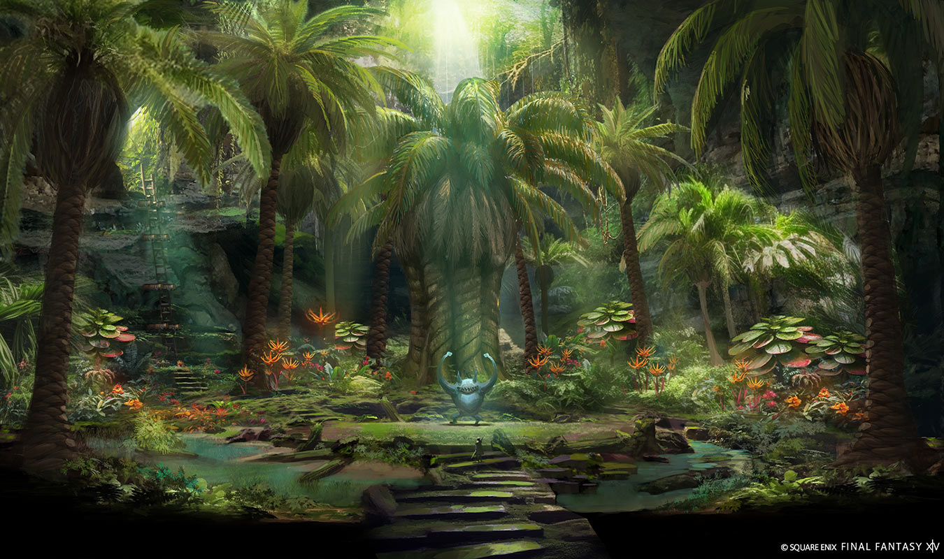 New Jungle Dungeon Art from Final Fantasy XIV: Dawntrail