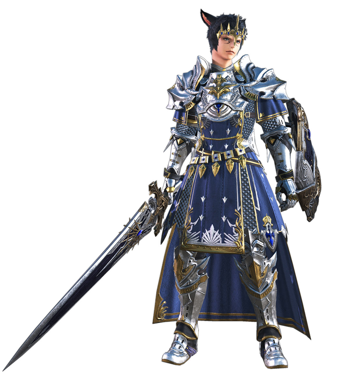 Paladin Render from Final Fantasy XIV: Dawntrail