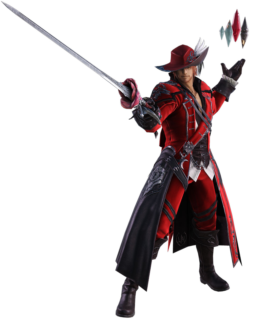 Red Mage Render from Final Fantasy XIV: Dawntrail