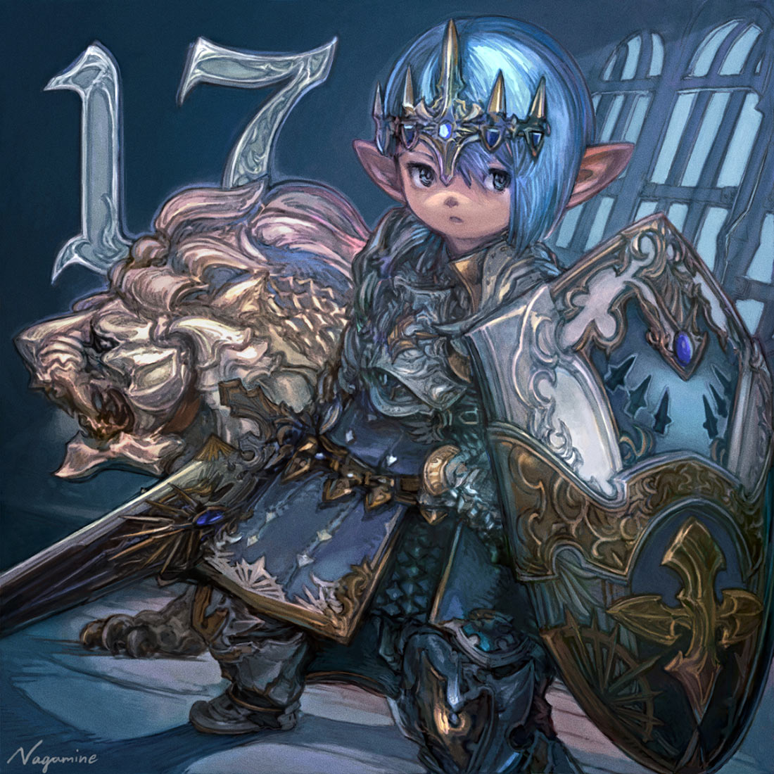 Release Countdown 17 Art from Final Fantasy XIV: Dawntrail