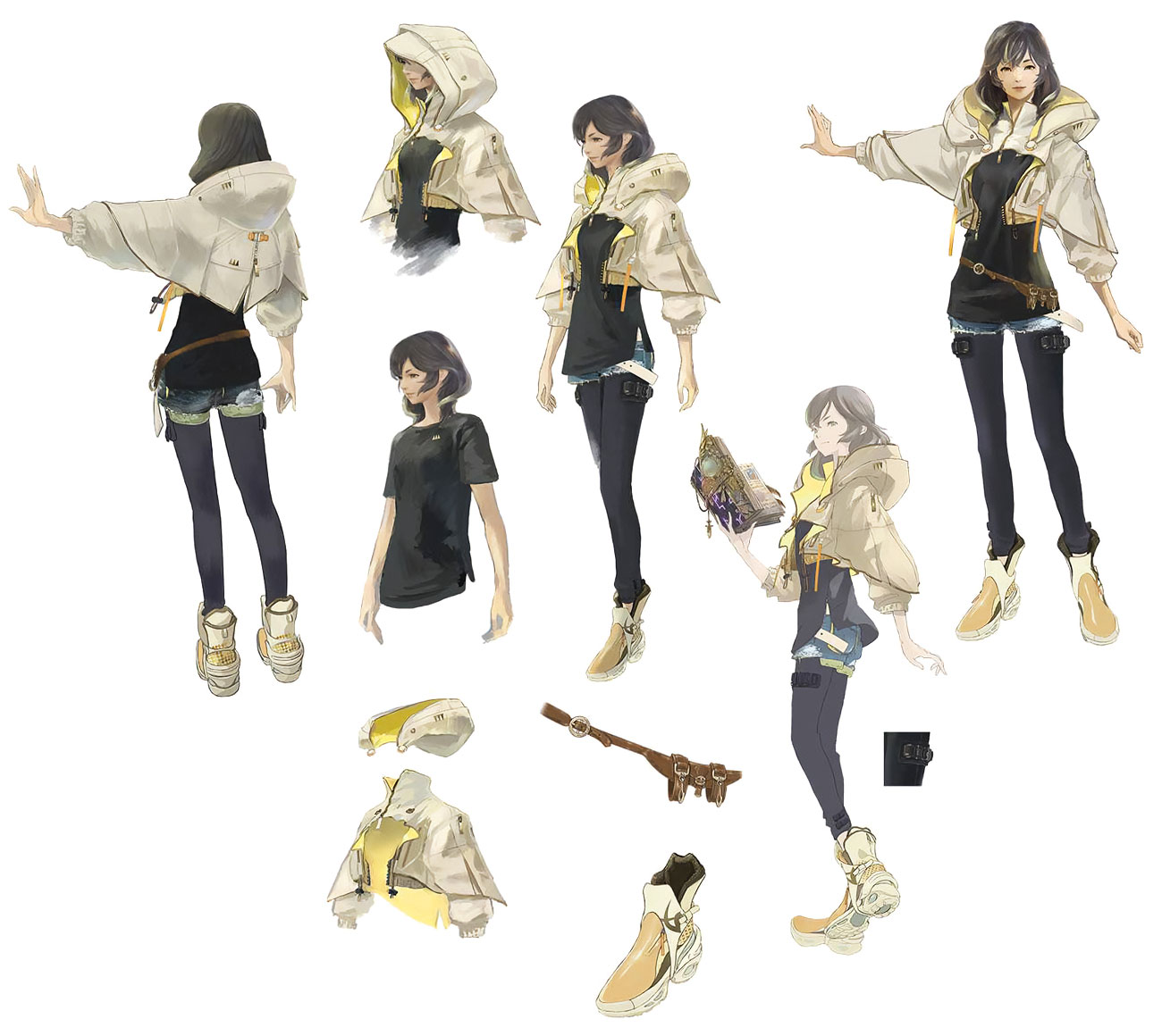 Sphene Second Outfit Concept Art from Final Fantasy XIV: Dawntrail