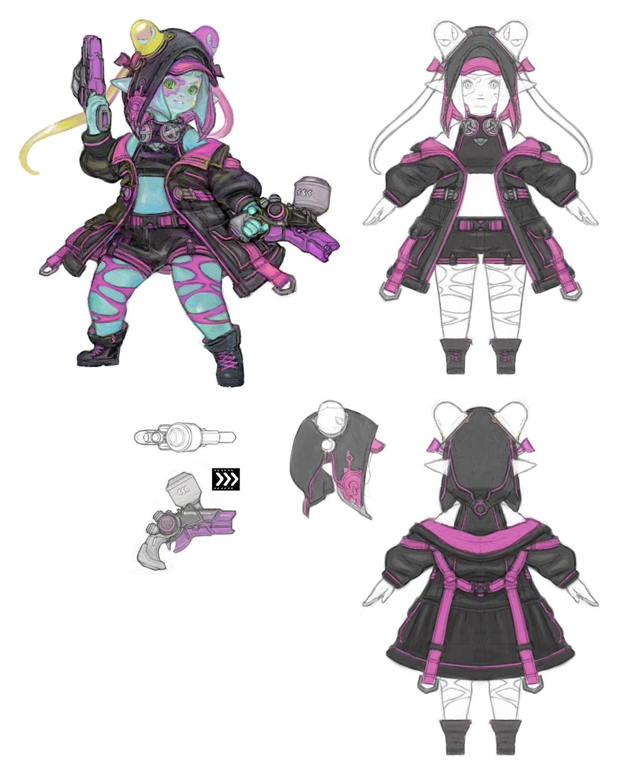 Sugar Riot Concept Art from Final Fantasy XIV: Dawntrail