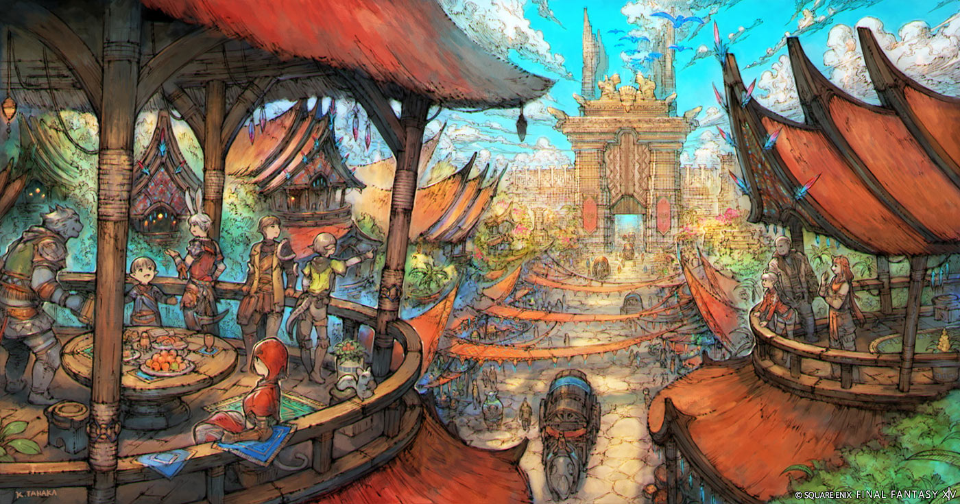 Tuliyollal Illustration by Kenta Tanaka from Final Fantasy XIV: Dawntrail