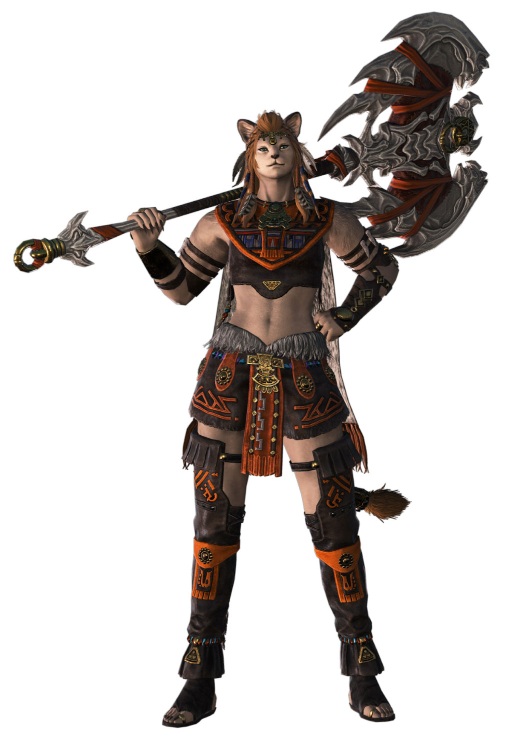 Wuk Lamat Art from Final Fantasy XIV: Dawntrail