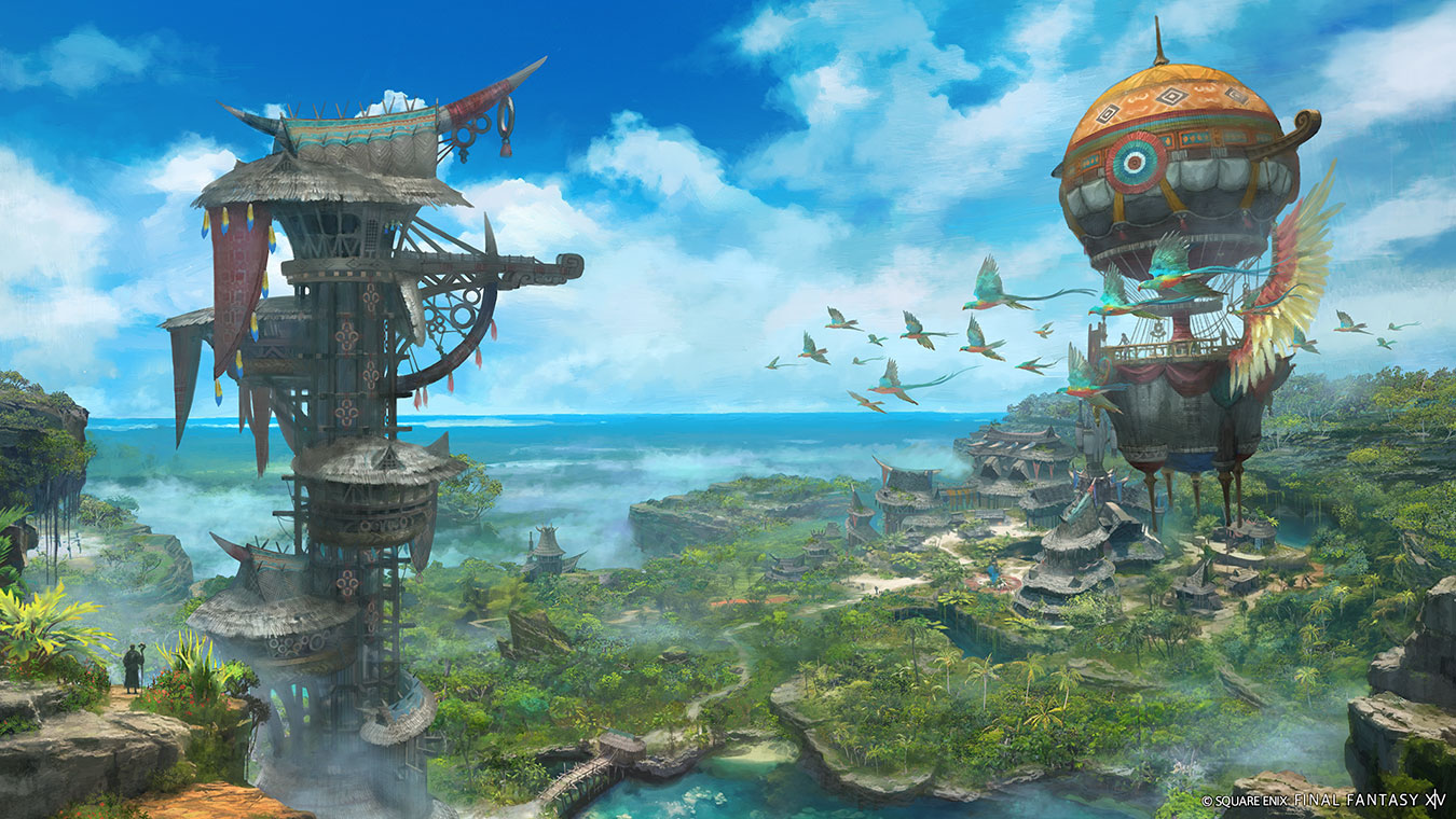 Yak T'el Art from Final Fantasy XIV: Dawntrail