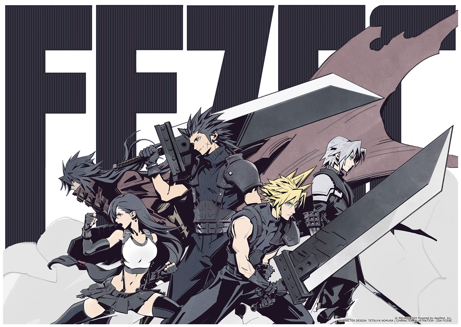 1st Anniversary Artwork from Final Fantasy VII: Ever Crisis