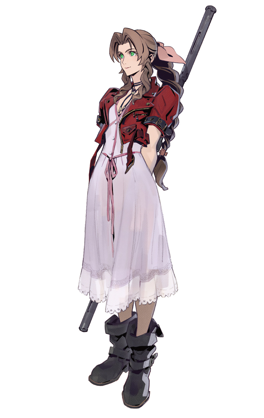 Aerith Gainsborough Artwork from Final Fantasy VII: Ever Crisis