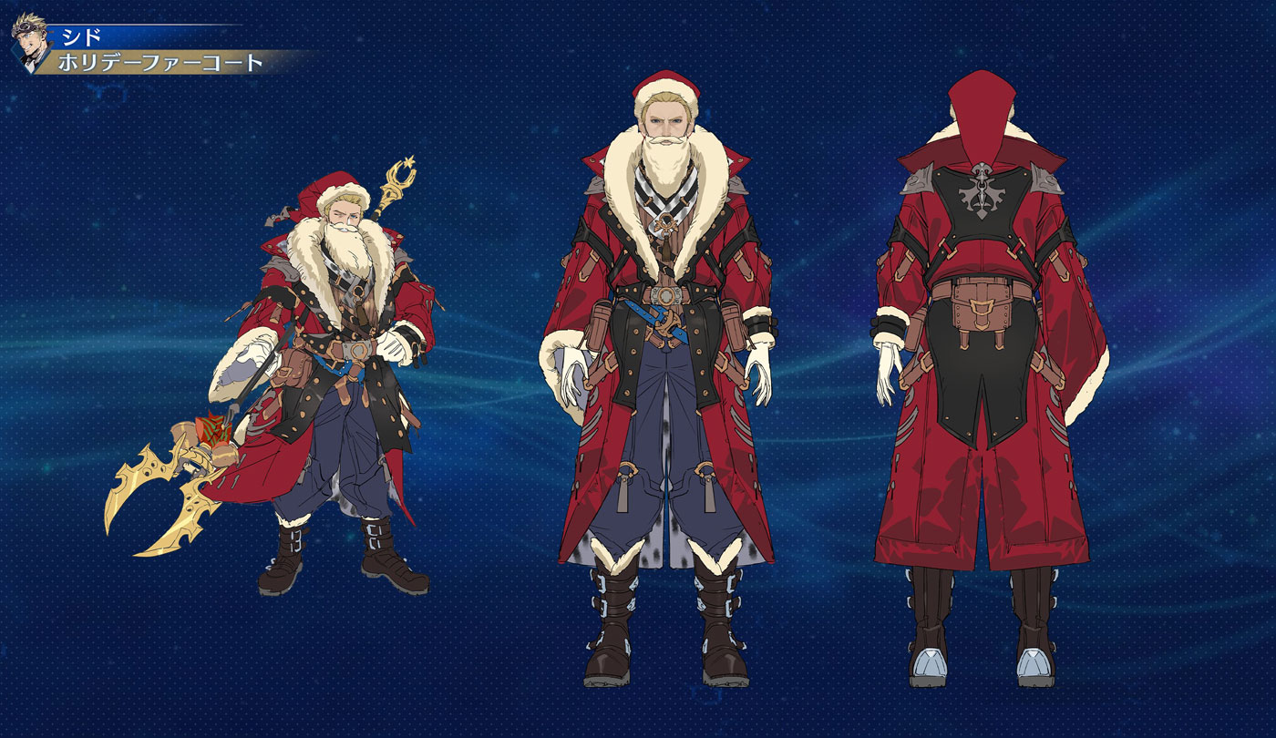 Cid, Holiday Attire Art from Final Fantasy VII: Ever Crisis